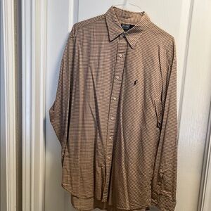 Polo by Ralph Lauren Brown Casual Button Down Shirt